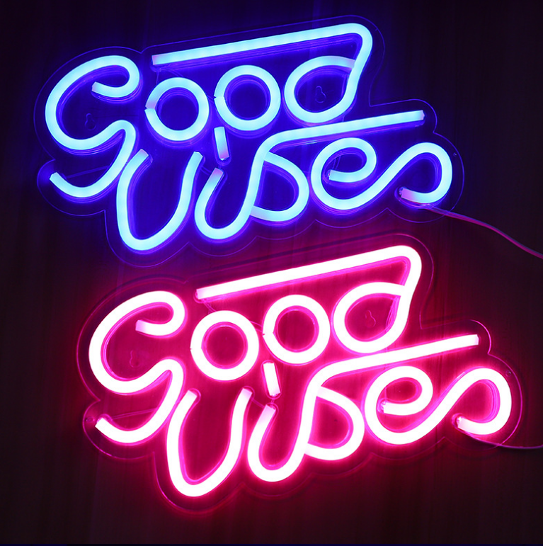 Neon Licht Good Vibes - NOVOCELO