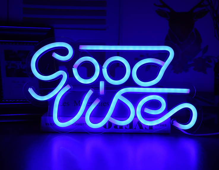 Neon Licht Good Vibes - NOVOCELO