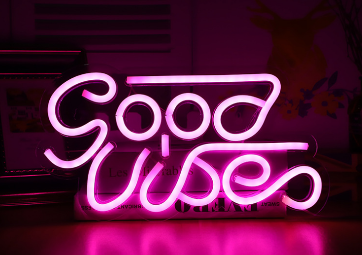 Neon Licht Good Vibes - NOVOCELO